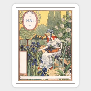 May - Belle Jardiniere Sticker